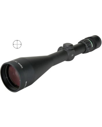 Trijicon 200028 AccuPointBlack Hardcoat Anodized 2.5-10x56mm 30mm Tube Illuminated Mil-Dot Crosshair w/Green Dot Reticle