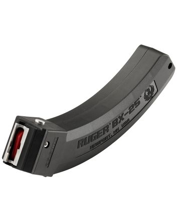 Ruger 90361 BX-2525rd Magazine Fits Ruger 10/22/SR/77/Charger 22LR Black