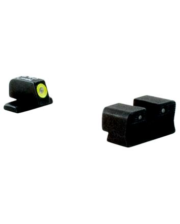 Trijicon 600573 HD Night SightsGreen/Tritium Yellow Outline Front Sight-Green Tritium Black Outline Rear Sight Sig Sauer P225/P226/P228 #8 Front/#8 Rear