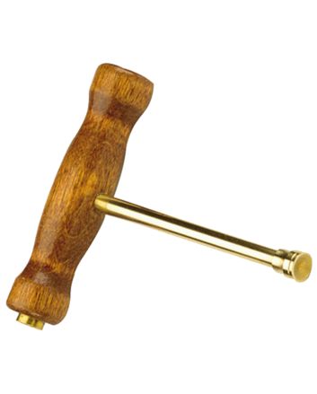 Traditions A1206 T-Handle Ball/Bullet Starter Multi Caliber Wood w Brass Rod