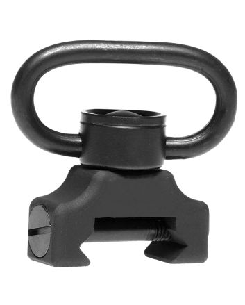 Troy Ind SMOUPBS00BT00 QD360 Mount With Swivel Push Button Black Steel