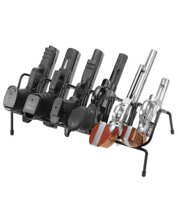 Past 222210 LockDown 6 Gun Handgun Rack Black