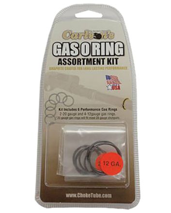 Carlson's Choke Tubes 00066 Gas O-Ring Assortment Kit 12 Gauge 20 Gauge Rubber/Graphite Coated Shotgun