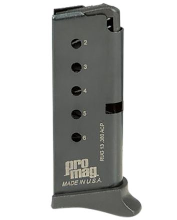 ProMag RUG13 Ruger LCP6rd 380 ACP Blued Steel