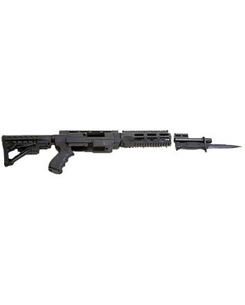 Archangel AA556R AR-15 Style Conversion Stock Black Synthetic 6 Position for Ruger 10/22