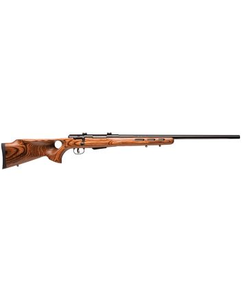 Savage Arms 19739 25 Lightweight Varminter-T 17 Hornet Caliber with 4+1 Capacity, 24" Barrel, Matte Black Metal Finish &amp; Natural Brown Fixed Thumbhole Stock Right Hand (Full Size)