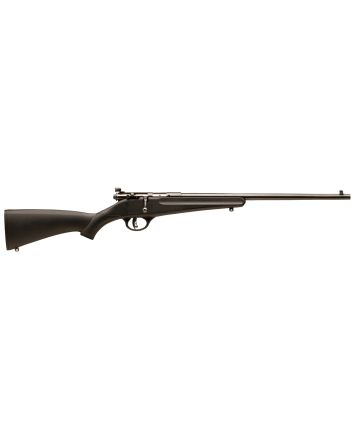 Savage Arms 13775 RascalYouth 22 LR 1rd 16.13" Matte Black Sporter Barrel, Matte Black Carbon Steel Receiver, Black Fixed Synthetic Stock, Right Hand