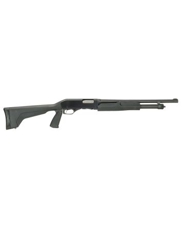 Stevens 19485 320 Security 12 Gauge 3" 5+1 18.50" Matte Blued Carbon Steel Barrel, Black Fixed Pistol Grip Stock, Ambidextrous Includes Fixed Cylinder Bore Choke