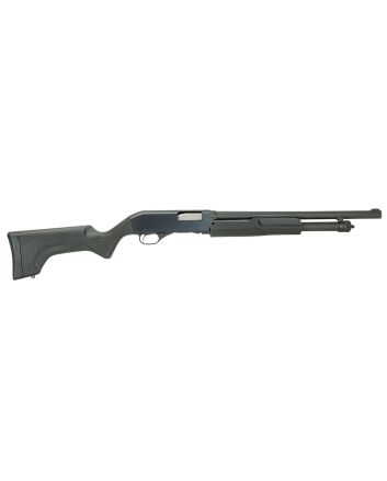 Stevens 19486 320 Security 12 Gauge 3" 5+1 18.50" Matte Black Carbon Steel Barrel, Matte Black Synthetic Stock, Ambidextrous Includes Fixed Cylinder Bore Choke