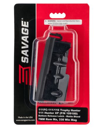 Savage Arms 55253 AxisBlued Detachable 3rd 7mm Rem Mag 338 Win Mag Savage Axis/Apex/10/110/11/16