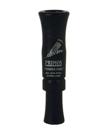 Primos 331 Power Owl Locator Open Call Owl Sounds Barred Owl Sounds Attracts Turkeys Black Acrylic