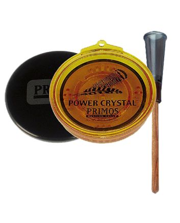 Primos 217 Power Crystal Turkey Friction Call Turkey Hen Sounds Attracts Turkeys Multi Color Crystal/Wood