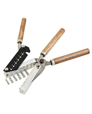 Lee Precision 90192 Mold 000 Buckshot with Handle 70 gr 12 Gauge Steel w/Wood Handle Capacity 2 Bullets