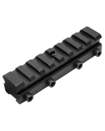 TruGlo TG8953B 3/8 In.to Picatinny Mounting AdapterMatte Black Anodized