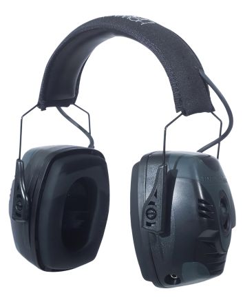 Howard Leight R01902 Impact Pro Electronic Muff 30 dB Over the Head Black/Gray Adult 1 Pair