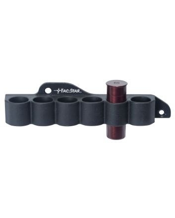 TacStar 1081210 SideSaddle Slimline Mossberg 500/590 12 Gauge 6rds Black Polymer w/Aluminum Mounting Plate
