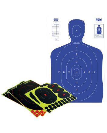 Birchwood Casey 34602 Shoot-N-C Reactive Target Self-Adhesive Paper Multi-Color Silhouette Kit