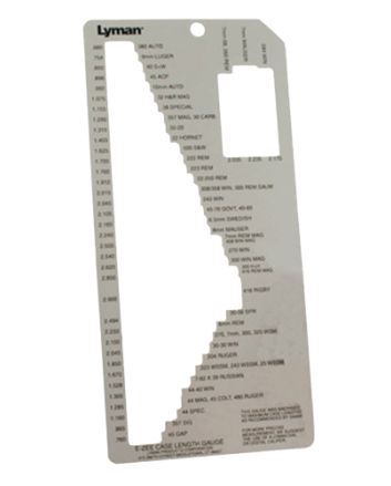 Lyman 7832215 E-Zee Case Length Gauge 1 All Over 70 Rifle/Pistol &amp; Rifle Cases