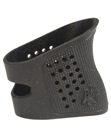 Pachmayr 05175 Tactical Grip GloveCompatible w/Glock Sub-compact, Soft with Finger Grooves, Black Rubber