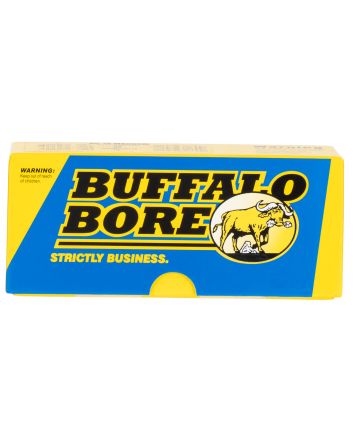 Buffalo Bore Ammunition 8B20 Lever Gun Strictly Business 45-70Gov 405gr Semi Jacketed Flat Point 20 Per Box/12 Case