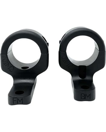 DNZ 701M2 Game Reaper 2 Scope Mount/Ring Combo Matte Black 1" Howa