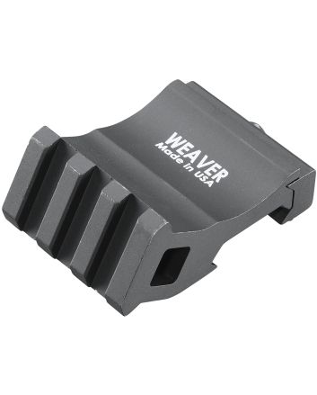 Weaver Mounts 99671 Offset Rail AdapterBlack Anodized 0 MOA