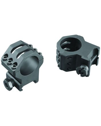 Weaver Mounts 99690 Six-Hole Picatinny RingsMatte Black 1" Extra High