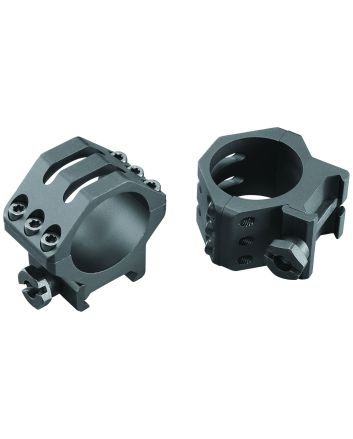 Weaver Mounts 99692 Six-Hole Picatinny RingsMatte Black 30mm Low