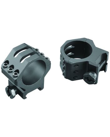 Weaver Mounts 99693 Six-Hole Picatinny RingsMatte Black 30mm Medium