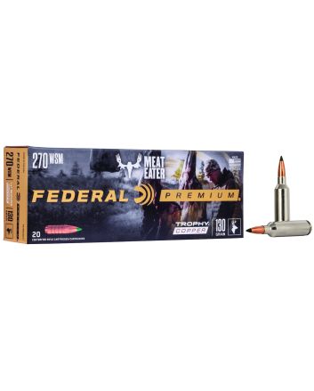 Federal P270WSMTC1 Premium270WSM 130gr Trophy Copper 20 Per Box/10 Case