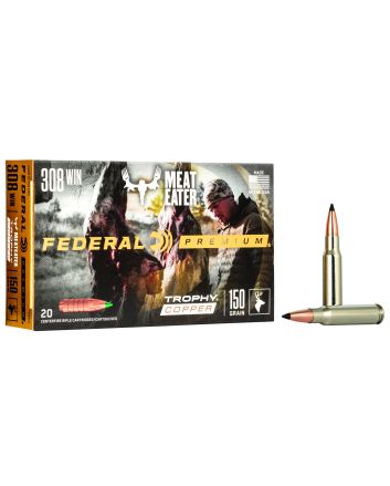 Federal P308TC3 Premium308Win 150gr Trophy Copper 20 Per Box/10 Case