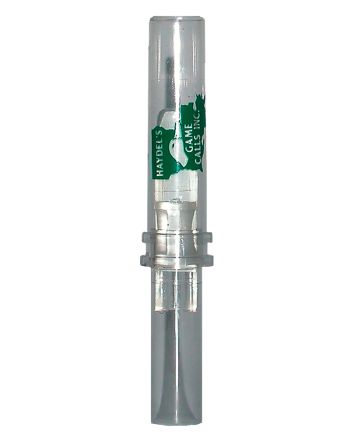 Haydel's Game Calls DR85 Double ReedOpen Call Double Reed Mallard Sounds Attracts Ducks Clear Plastic