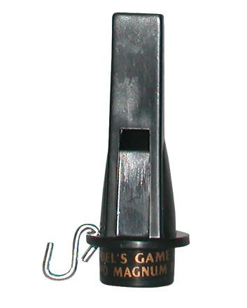 Haydel's Game Calls MP90 MagnumWhistle Call Mallard Drake/Pintail/Teal/Widgeon Sounds Attracts Ducks Black Plastic