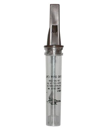 Haydel's Game Calls D90 DoveOpen Call Mourning Doves Sounds Attracts Doves Clear Acrylic