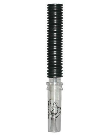 Haydel's Game Calls CH92 Coyote HowlerTube Call Coyote Sounds Attracts Dominate Dogs Clear/Black Plastic
