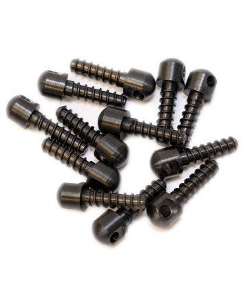 GrovTec US Inc GTHM51 Wood ScrewSwivel Studs 0.75" 12-Pack Black