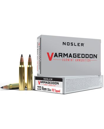 Nosler 65145 Varmageddon223Rem 55gr Flat Base Tipped 20 Per Box/20 Case