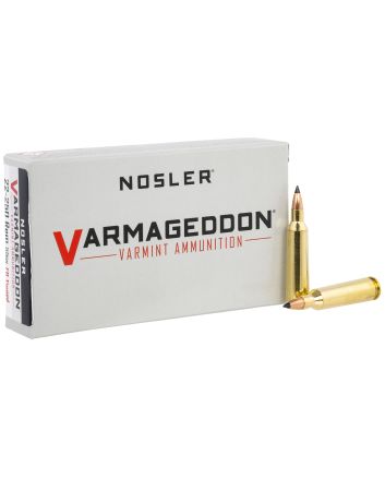 Nosler 65155 Varmageddon22-250Rem 55gr Flat Base Tipped 20 Per Box/10 Case