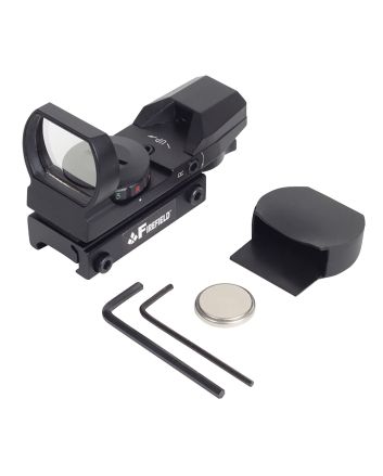Firefield FF13004 Multi Red &amp; Green Reflex SightBlack 1x 33 mm x 24 mm 1 MOA Dot/5 MOA Dot Multi Reticle