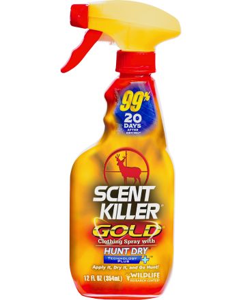 Wildlife Research 1252 Scent Killer GoldOdor Eliminator Odorless Scent 12 oz Trigger Spray