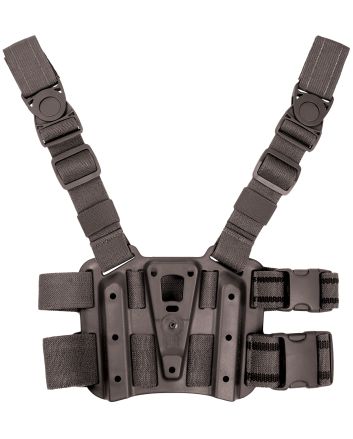 Blackhawk 432000PBK Tactical Holster Platform Black Carbon Fiber Leg Mount Fits Blackhawk Concealment/Duty Holsters