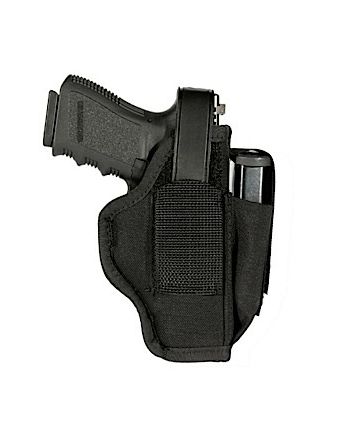Blackhawk 40AM02BK Multi-UseIWB/OWB Size 02 Black Cordura Belt Clip Fits DA Revolver Fits 3-4" Barrel Ambidextrous
