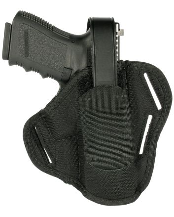 Blackhawk 40PC05BK PancakeOWB Size 05 Black Cordura Nylon Belt Slide Fits Large Semi-Auto Fits 3.75-4.50" Barrel Ambidextrous
