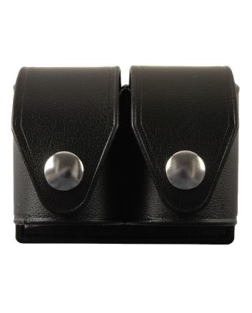HKS 203PLBN SpeedLoader CaseDouble Black Large Hytrel Belt Loop Fits S&amp;W/Ruger/Colt/Taurus/Dan Wesson Belts 2.25" Wide