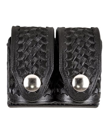HKS 203BLBN SpeedLoader CaseDouble Large Black Hytrel Belt Loop Belts 2.25" Wide