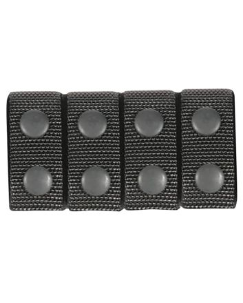 Blackhawk 44B351BK Belt Keeper2.25" Black Nylon Snap Mount