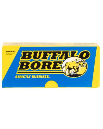 Buffalo Bore Ammunition 19G20 Tactical Strictly Business 357Mag 125gr Jacketed Hollow Point 20 Per Box/12 Case