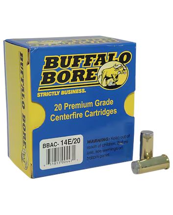 Buffalo Bore Ammunition 14E20 Anti-Personnel Strictly Business 44S&amp;W Spl 200gr Hard Cast Wadcutter 20 Per Box/12 Case