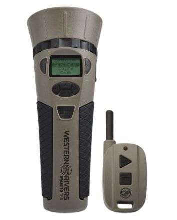 Western Rivers GC75 Mantis 75R Electronic Call Multiple Sounds Attracts Predators Features Remote Control Brown Polymer