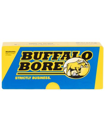 Buffalo Bore Ammunition 11C20 Heavy Strictly Business 38-55Win 255gr Semi Jacketed Flat Point 20 Per Box/12 Case